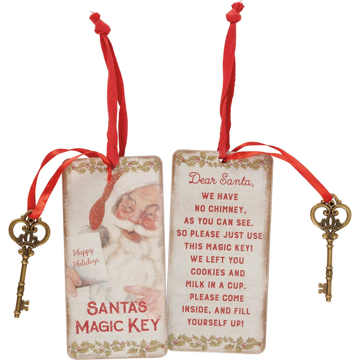 Santa Claus Key Ornament