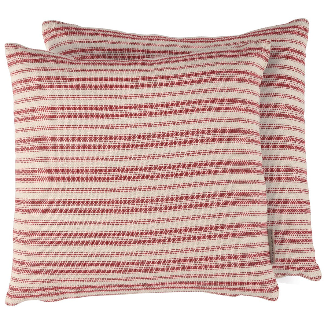 118070 - Pillow Red Stripe (7433983557698)