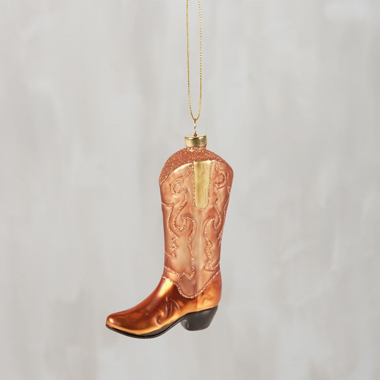 118404 - Glass Cowboy Boot Ornament (7434013343810)