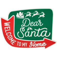 Load image into Gallery viewer, 118836 - Wall Decor Santa Welcome Sign (7434014982210)