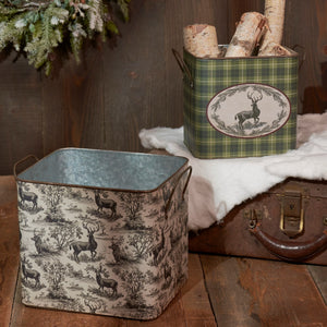 118883 - Bucket Set Deer Toile (7434017538114)