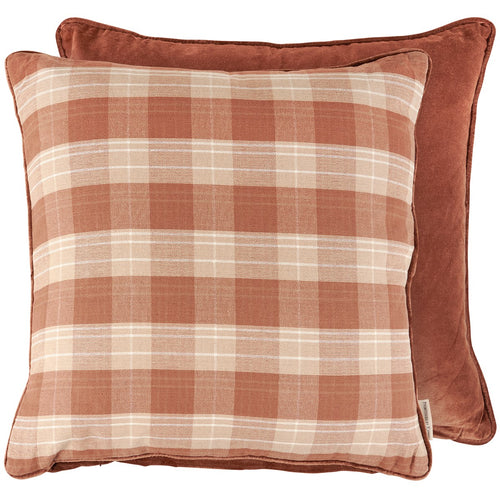 118980 - Pillow Brown Tartan (7434019143746)