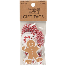 Load image into Gallery viewer, 119061 - Gift Tag Set Gingerbread Man (7433987194946)