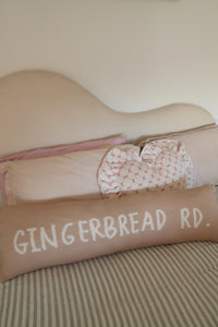 Gingerbread Road Lumbar Cushion - PRE ORDER (7215563800642)