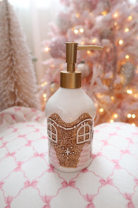 Gingerbread House Soap Dispenser - PRE ORDER (7215560130626)