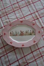 Load image into Gallery viewer, Pink Christmas Village Platter - PRE ORDER (7296260374594)