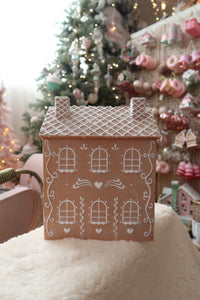 Style 1 Brown Gingerbread House - PRE ORDER (7215566716994)