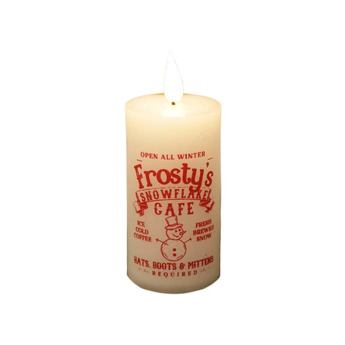 4 inch Frosty's Cafe LED Votive Candle - 2 x 4 in (7330233942082)