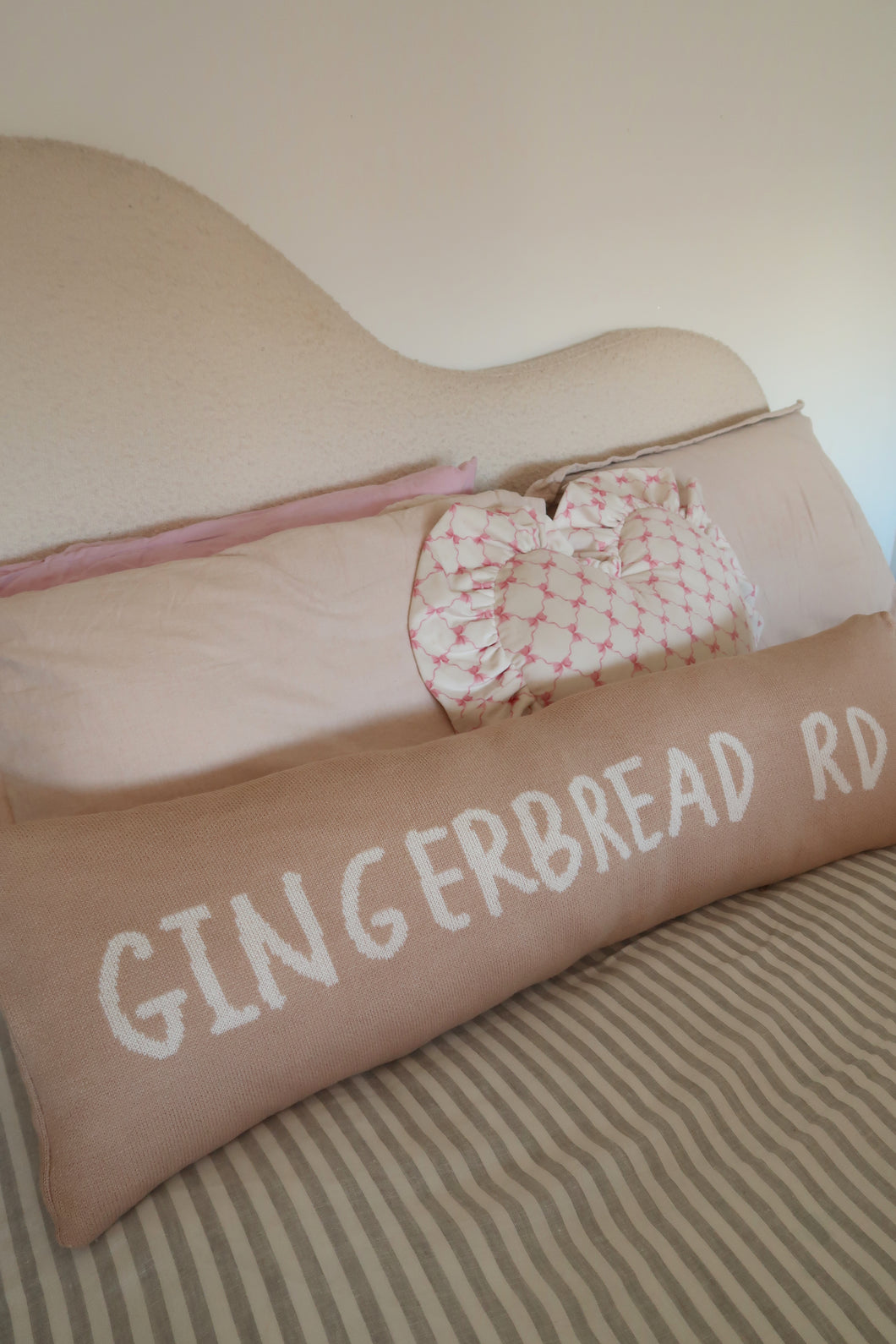 Gingerbread Road Lumbar Cushion - PRE ORDER (7215563800642)