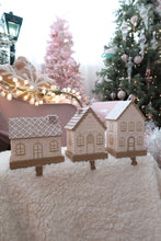 Load image into Gallery viewer, Long Ivory Gingerbread House Stocking Holder - PRE ORDER (7215568584770)