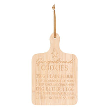 Load image into Gallery viewer, Christmas Gingerbread Cookies Bamboo Serving Board (7330222080066)