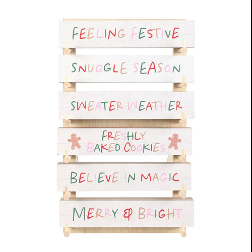 Set of 36 Christmas Block Signs on Display (7330227552322)