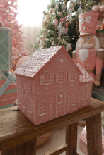 Load image into Gallery viewer, Pitched Style 3 Pink Gingerbread House - PRE ORDER (7215568289858)