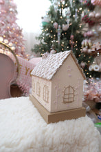 Load image into Gallery viewer, Long Ivory Gingerbread House Stocking Holder - PRE ORDER (7215568584770)