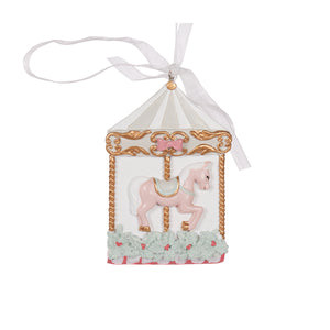 Enchanted Pink Carousel Hanging (6962749308994)