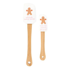 Load image into Gallery viewer, Gingerbread Man Silicone Christmas Baking Spatula Set (7330222407746)