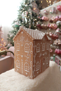 Style 1 Brown Gingerbread House - PRE ORDER (7215566716994)