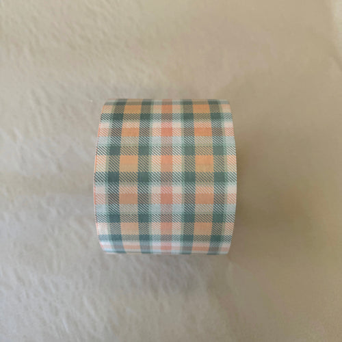 Pastel Plaid Kraft Tape Roll (7315590774850)