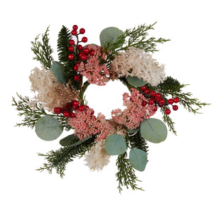 Pink Flora Wreath (6960279289922)