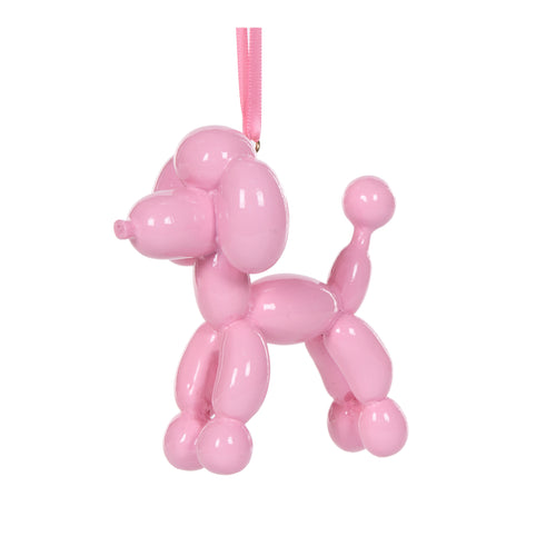 Gloss Pink Poodle Balloon Hanging (7373921615938)