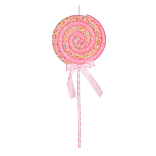 Pink Sprinkles Swirl Lollipop (7356472328258)