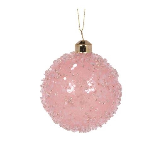 Light Pink Flaked Bauble (7364643455042)