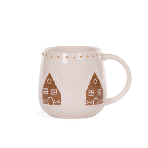 Ceramic Gingerbread House Mug (7388053405762)