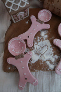 Pink Gingerbread Man Measuring Spoons - PRE ORDER (7296252149826)