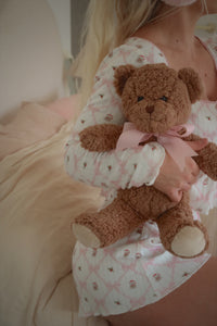 Pink Bow Keepsake Teddy - PRE ORDER (7215564226626)