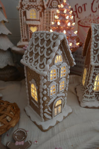 4416417 - 10" Lighted Gingerbread House (7360716341314)