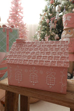 Load image into Gallery viewer, Wide Style 2 Pink Gingerbread House - PRE ORDER (7215568191554)