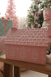 Wide Style 2 Pink Gingerbread House - PRE ORDER (7215568191554)