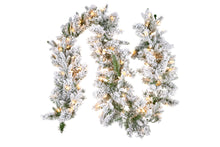 Load image into Gallery viewer, Christmas Garland with Lights Snowy Atica 274cm Pre Lit (7348316241986)