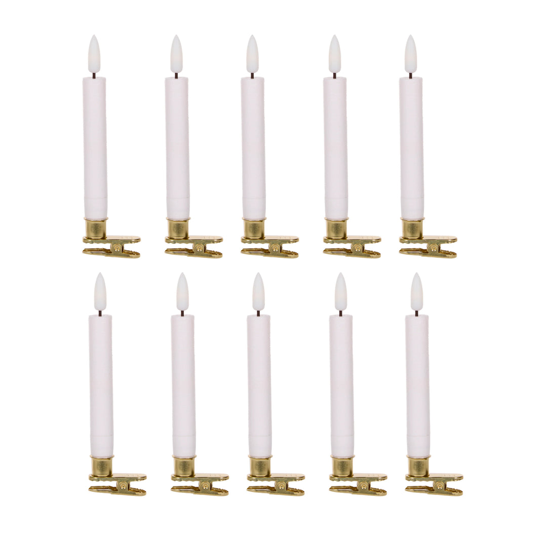 Set of 10 Luxury Clip Candles LED (7361626374210)