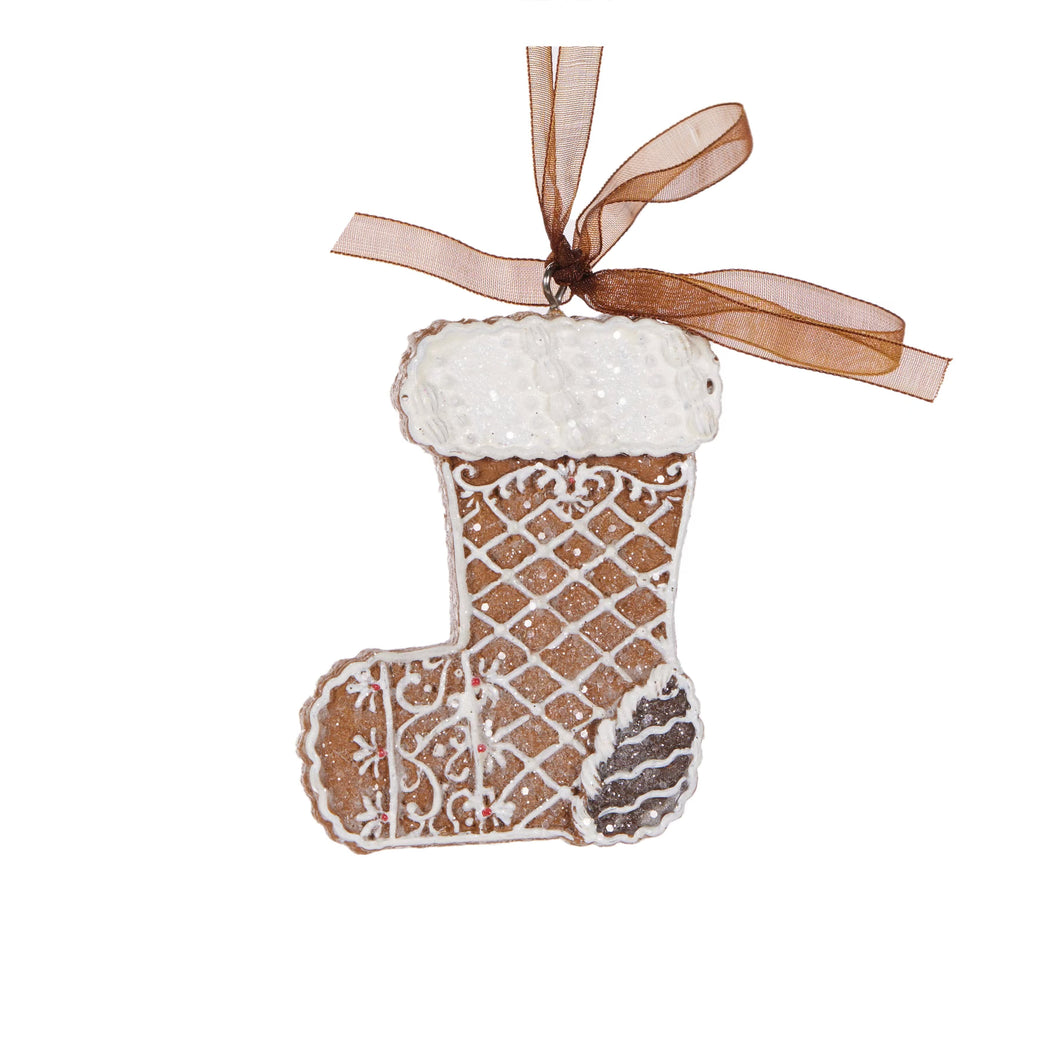 Piped Gingerbread Stocking Hanging (6960275980354)