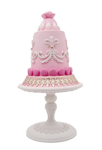 JTE205 - Pink Cake on Pedestal (7368874229826)