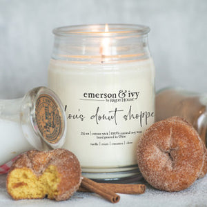 C213018 - 24oz Lou's Donut Shoppe Soy Candle (7433780625474)