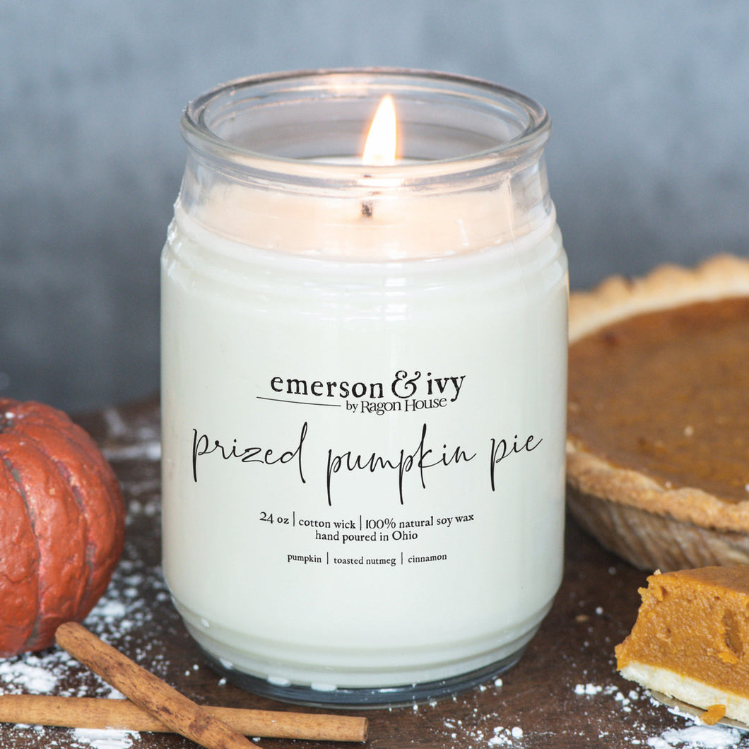 C213017 - 24oz Prized Pumpkin Pie Soy Candle (7433780592706)