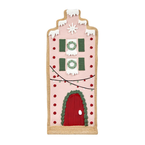 RTM603 - Christmas Red Door House Facade (7368882618434)