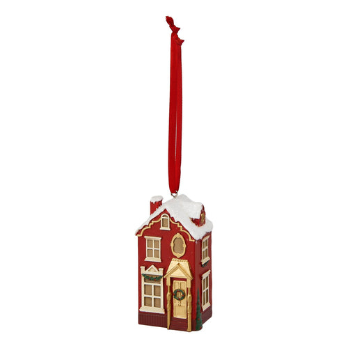 RTM616 - Red Double Storey House Hanging (7368883175490)