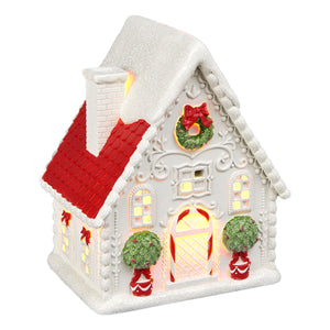 RTM651 - 24cm LED Red Roof Christmas House (7384624070722)