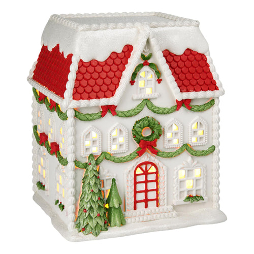 RTM652 - 31cm LED Red Roof Christmas House (7384627740738)