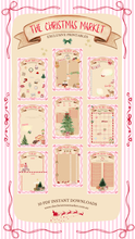 Load image into Gallery viewer, THE CHRISTMAS MARKET PRINTABLE PLANNER (7449900875842)