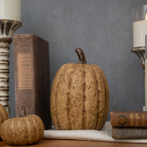 WS221187 - 7.5" Beige Tall Pumpkin (7433777217602)