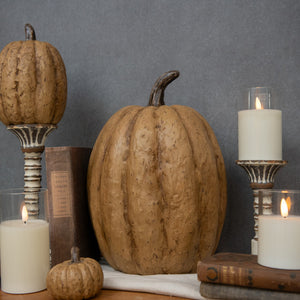 WS221191 - 14" Beige Tall Pumpkin (7433777414210)