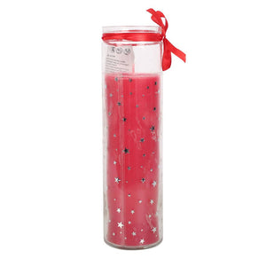 Red Vanilla Christmas Advent Tube Candle (7330222768194)