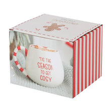 Load image into Gallery viewer, Cosy Season Rounded Christmas Mug (UK Spelling) (7330221654082)