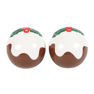 Christmas Pudding Salt and Pepper Shakers (7330221883458)