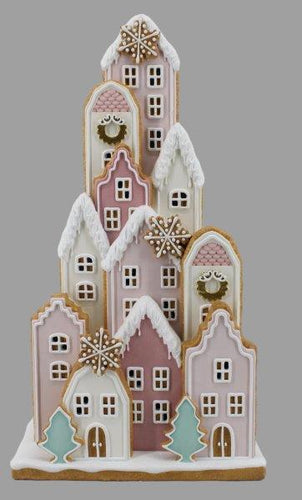 GTE007 - LED Pink Gingerbread Village (7368866594882)