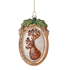 4220858  - 5" Antique Deer Disc Ornament (6851628826690)
